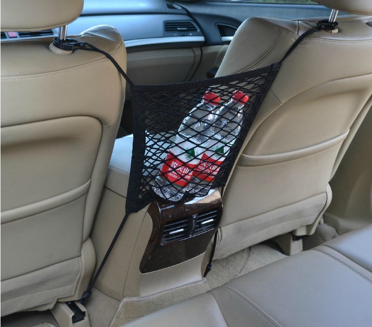Universal Car SUV Elastic Mesh Cargo Net Car Rear Storage Bag Hamock