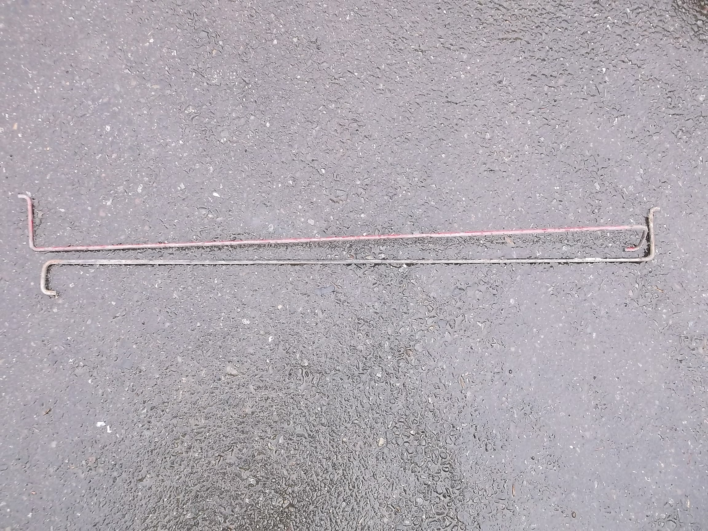 1967 1968 Mustang GTA Coupe Convertible Trunk Deck Torsion Spring Rod