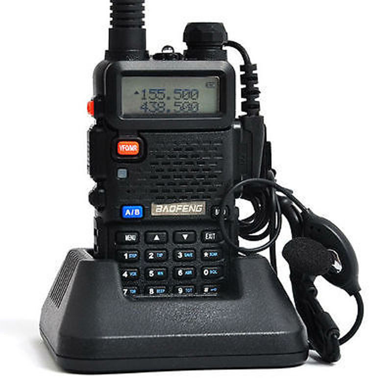 UV5R BAOFENG Dual Band UHF/VHF FM TwoWay Radio + Handheld Speaker