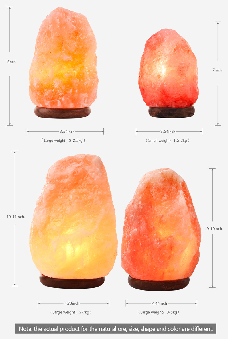 Himalayan Salt Lamp Natural Crystal Rock Shape Dimmer Switch Night Light AU NSW eBay
