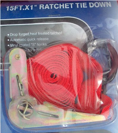 LOT OF 10 RACHET TIE DOWN STRAPS  WHOLESALE
