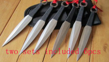 2-Set-Of-6-pcs-Ninja-Throwing-Knives-in-Nylon-Sheath-with-black-nylon-grip