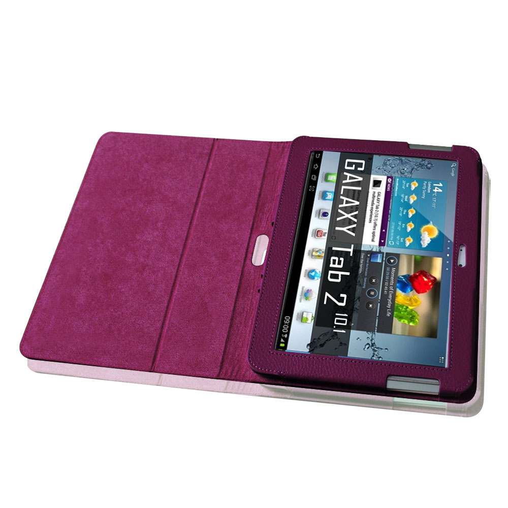 Samsung Galaxy Tab 2 10.1 inch Tablet Folio Leather Case Cover