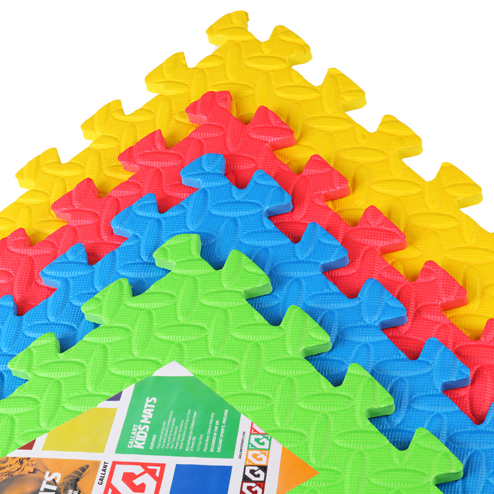 Soft Eva Foam Interlocking Crash Mats Floor Kids Play Puzzle Gym