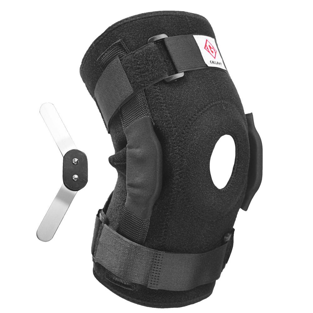 Gallant Neoprene Hinged Knee Brace Patella Support Stabilizing Strap