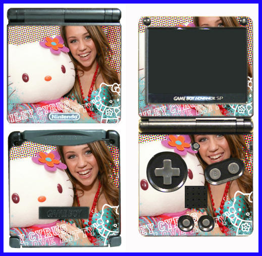 Hannah Montana Miley Cyrus Skin #7 for Gameboy GBA SP