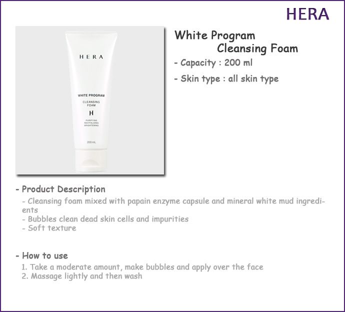 White program Cleansing foam에 대한 이미지 검색결과