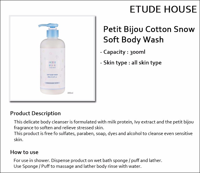 etude house cotton snow perfume