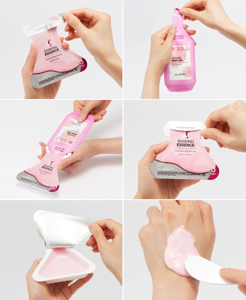 Shaking Modeling Mask Pink Detail 