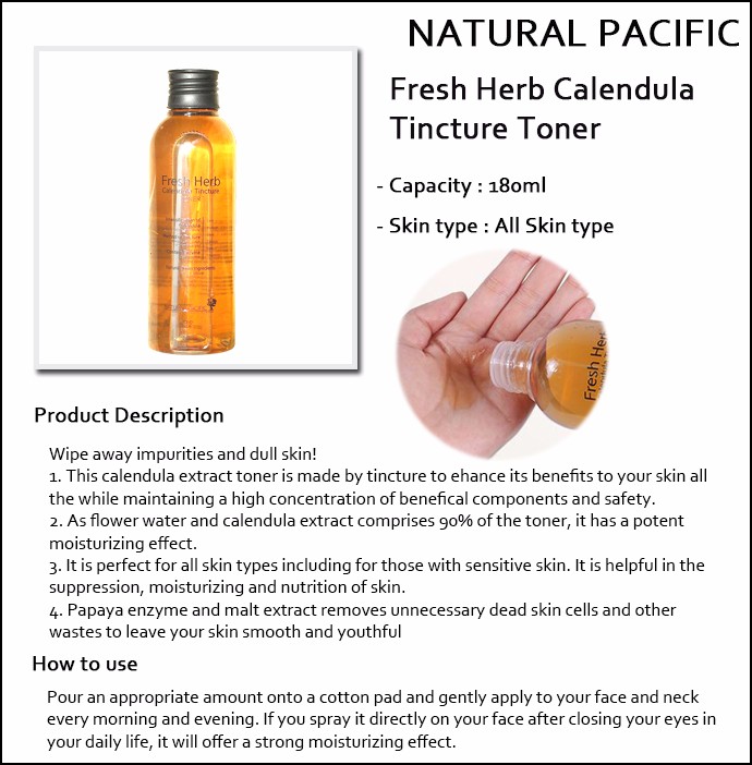 Image result for Fresh Herb Calendula Tincture Toner