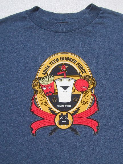 AQUA TEEN HUNGER FORCE cartoon SMALL T-SHIRT adult swim
