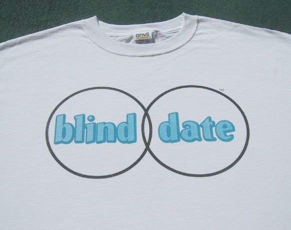 BLIND DATE reality show w/ Roger Lodge XL promo T-SHIRT