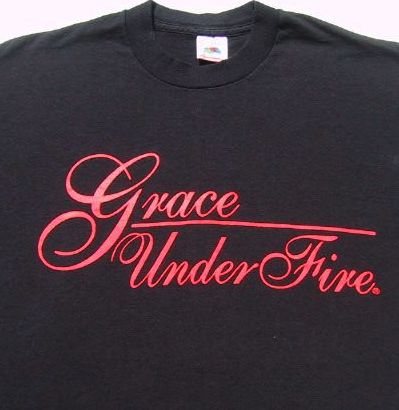 GRACE UNDER FIRE 90s sitcom LARGE T-SHIRT brett butler