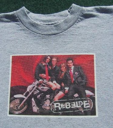 REBELDE mexican telenovela YOUTH XL(6) T-SHIRT rbd