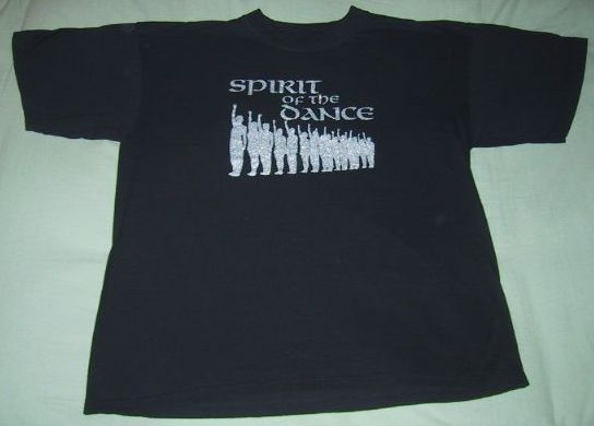 SPIRIT OF THE DANCE irish step  XL T-SHIRT