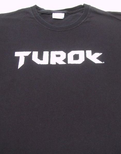 TUROK Dinosaur Hunter XL promo T-SHIRT comic videogame
