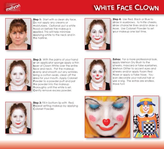 Mehron Clown Character Kit Wigsplace Com