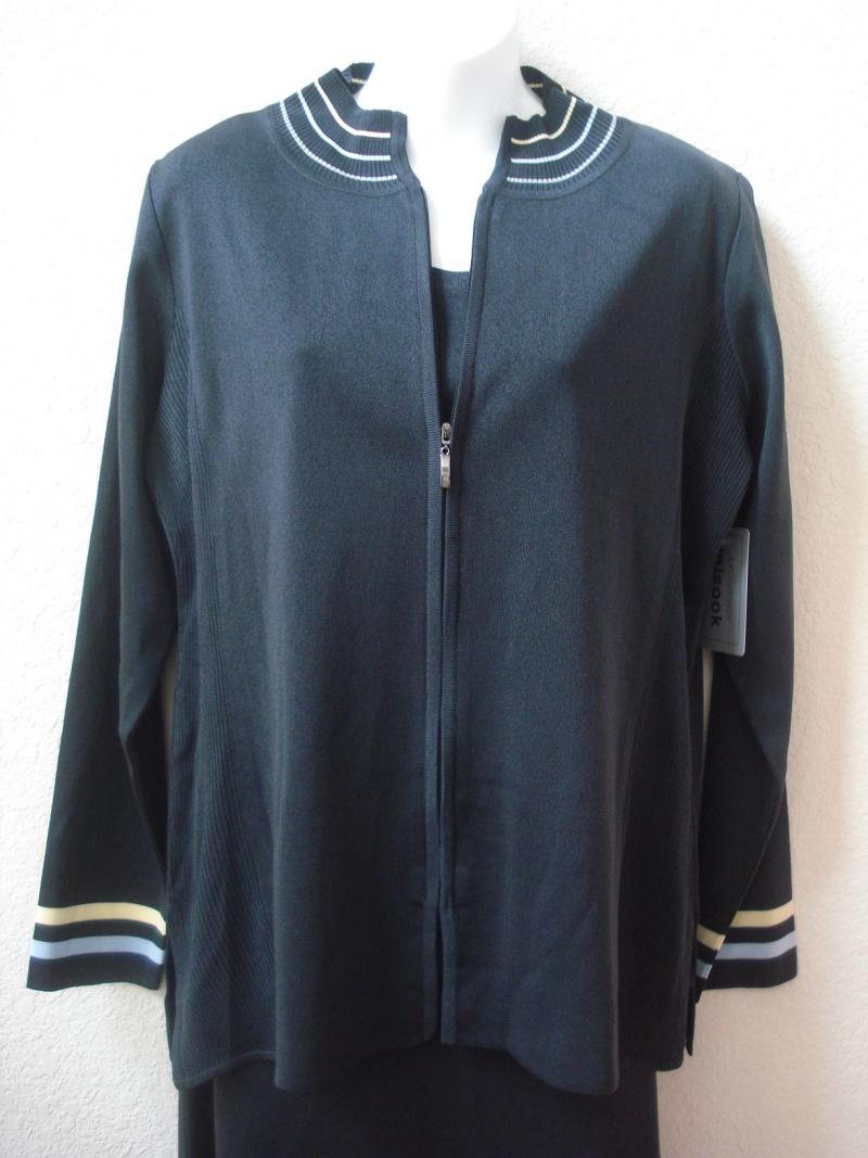 MISOOK Asphalt Slv (light gray) Malt JACKET/TOP XL NWT