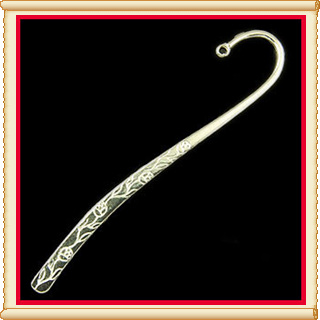 6 Silver Plated Crafted Bookmark Q1000