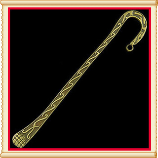 6 Antique Bronze Crafted Bookmark Q1003