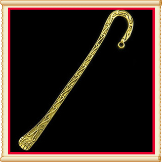 6 Antique gold Crafted Bookmark Q1008