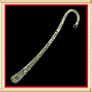 6 Antique sliver Crafted Bookmark Q1009