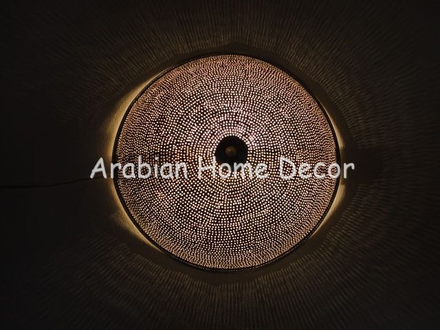 Moroccan Wall Lamp Flush Mount Ceiling Light Fixture - Arbian Home Decor