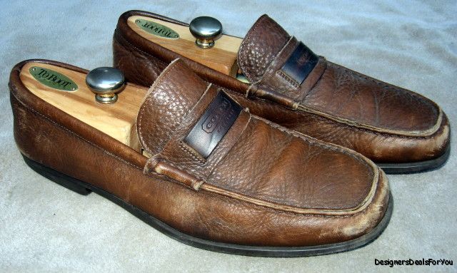 Coach $295 Julian Brown Loafers/Shoes 10.5/44.5