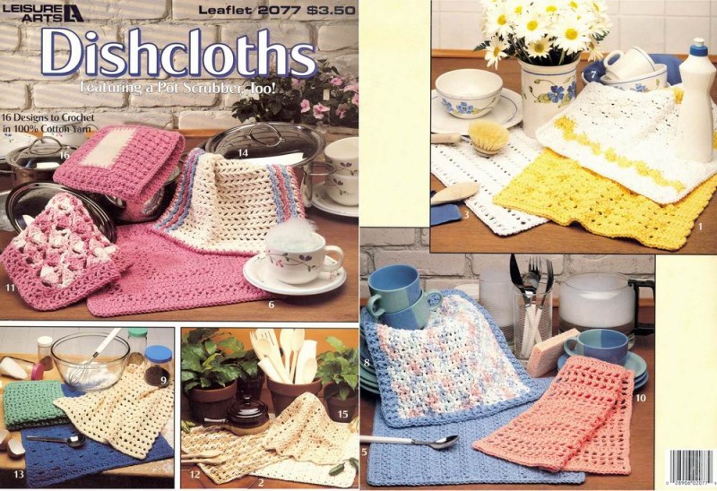 Ravelry: Crochet Dishcloths pattern by Lily / Sugar'n Cream