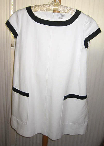 Courreges Paris Original 60s Iconic White Space Dress