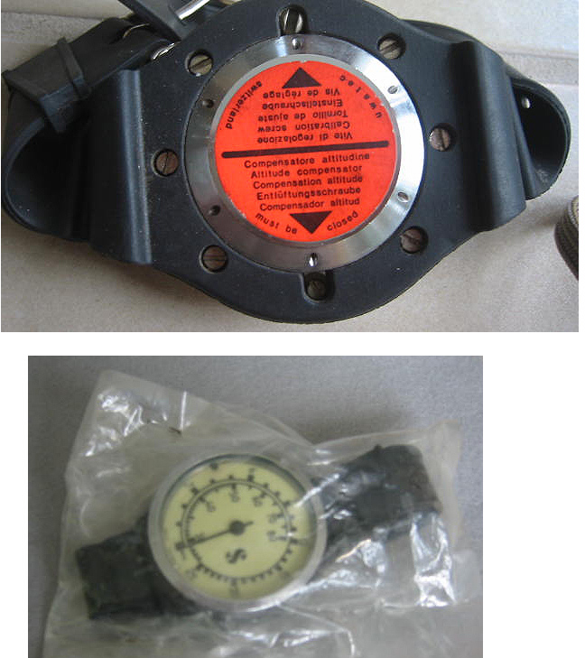 Vintage NOS Scubapro Uwatec Precision Wrist Depth Gauge