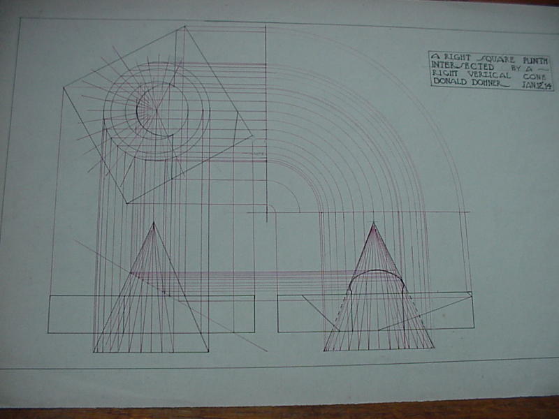 DONALD DOHNER ORIGI.INK DESIGN DRAWING (SQUARE)1914