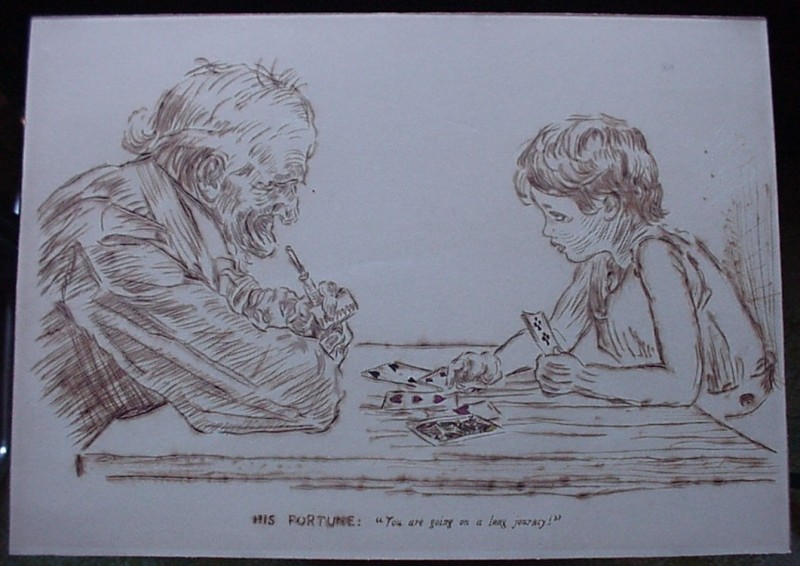ORIGINAL BURNING ON ART BOARD BY BENJAMIN DAY 
