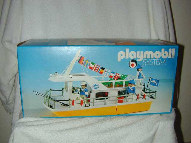 KLICKY 1978 PLAYMOBIL SYSTEM Real Motor FERRY BOAT SPORT FISHING YACHT