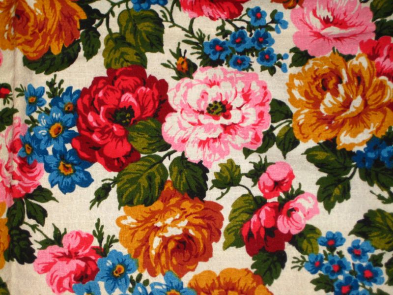5th AVE DESIGN vintage never used barkcloth fabric 3YDS