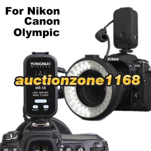 YONGNUO-MR-58-58PCS-LED-Macro-Ring-Flash-light-for-Canon-550D-60