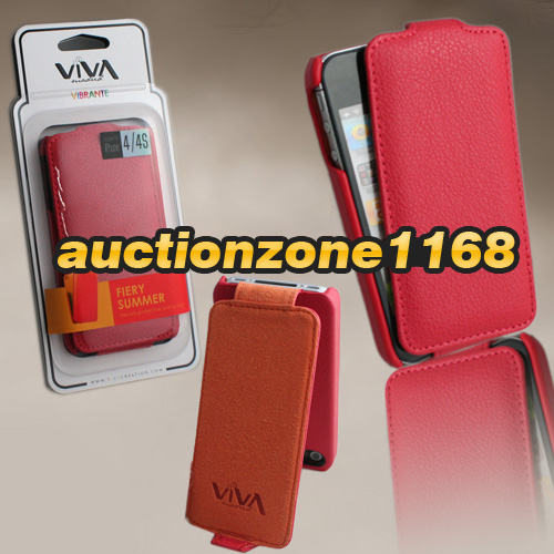 0683-Viva-Vibrante-Series-Flipcaso-Flip-Leather-Case-Cover-for-iPhone-4-4S-Gift