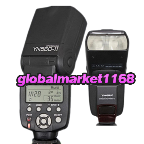 Yongnuo YN-560 II Blitz Blitzgerät LCD für Sony Alpha A57 A850 A77 A580 A55
