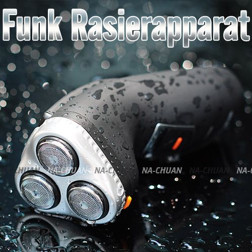 HERREN-ELEKTRO-RASIERER-RASIERAPARAT-wiederaufladbar