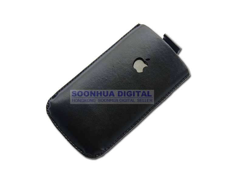 Slim Skin Leather Case Pouch Cover For Iphone 2g 3g 3gs