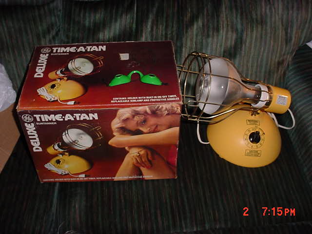GE TIME A TAN SUNLAMP DELUXE SUNTANNER SUN TAN LIGHT