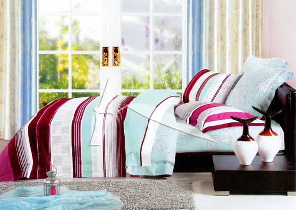 bamboo fiber bedding duvet cover set 4pcs set queen 938