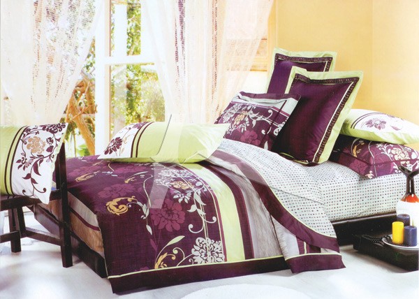 bamboo fiber bedding duvet cover set 4pcs set queen 958