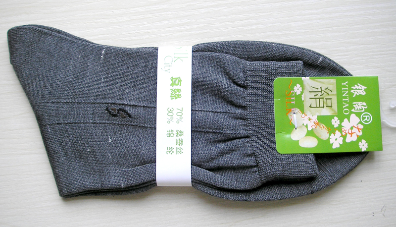 LOT 3 PAIR NEW KNIT MENS SILK SHEER SOCKS SIZE 9.5-11.5