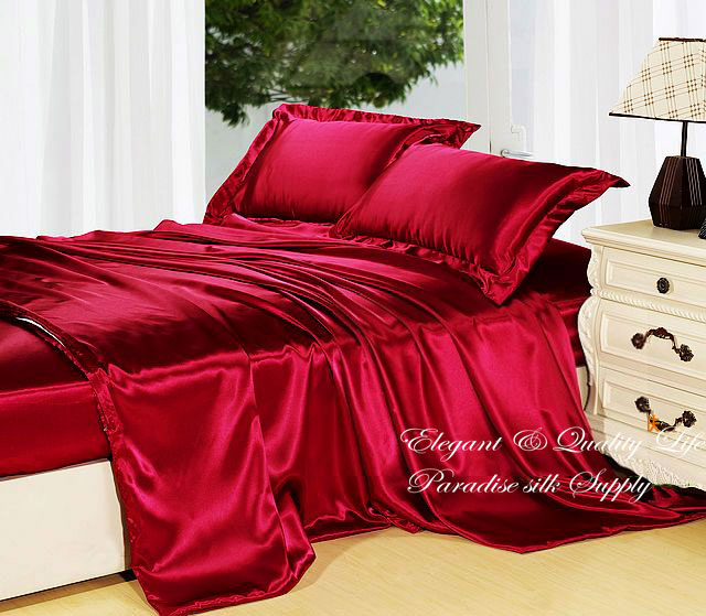 19mm heavy weight silk seamless bedding 4pcs duvet cover 19mm heavy weight silk seamless bedding 4pcs duvet cover