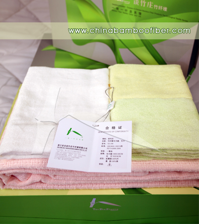 bamboo fiber terry blanket&towel 2 in 1  collection