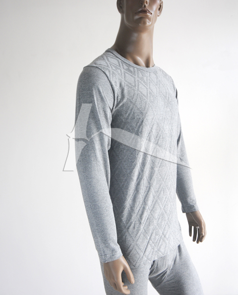 men bamboo fiber thermal jacquard underwear-long johns l~3xl