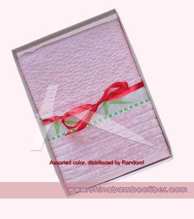 bamboo fiber anti-bacterial jacquard bath towel70x150cm