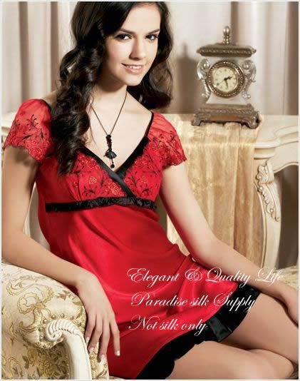 pure heavy-weight silk nightie/slips/chemise  us2-6-10