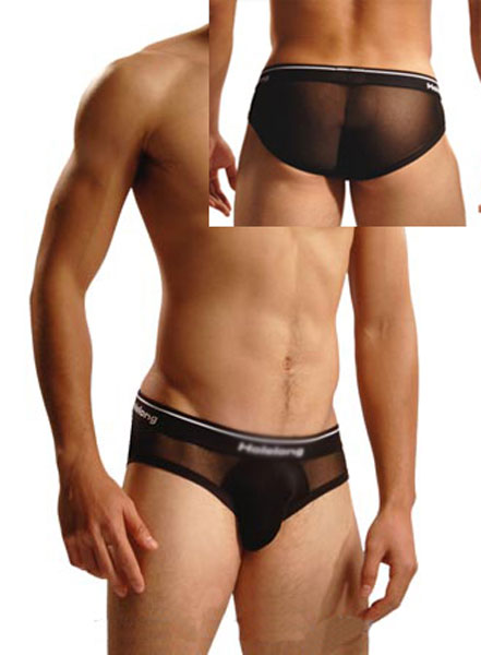 Nwt Sexy Men  Bamboo Fiber Mesh Brief Sz Xl(W32-35)